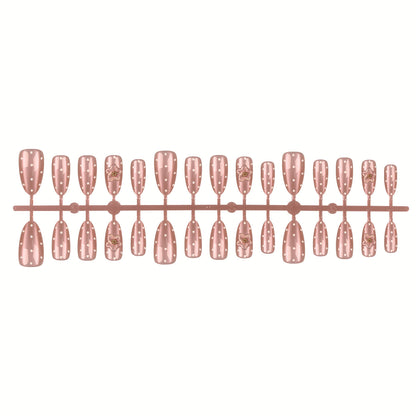 DIY Press-On-Nagelspitzen-Set mit Kleber und Feile