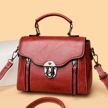Vintage-Leder-Handtasche