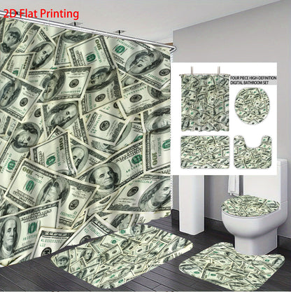 Digital Dollar Bill Badezimmer Set Brehn