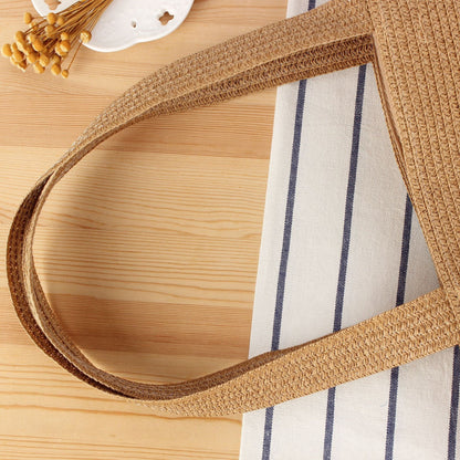 Großzügige Handtasche Aus Handgeknüpftem Naturmaterial Brehn