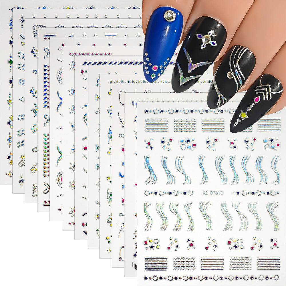 Nagelkunst Dekoration Aufkleber