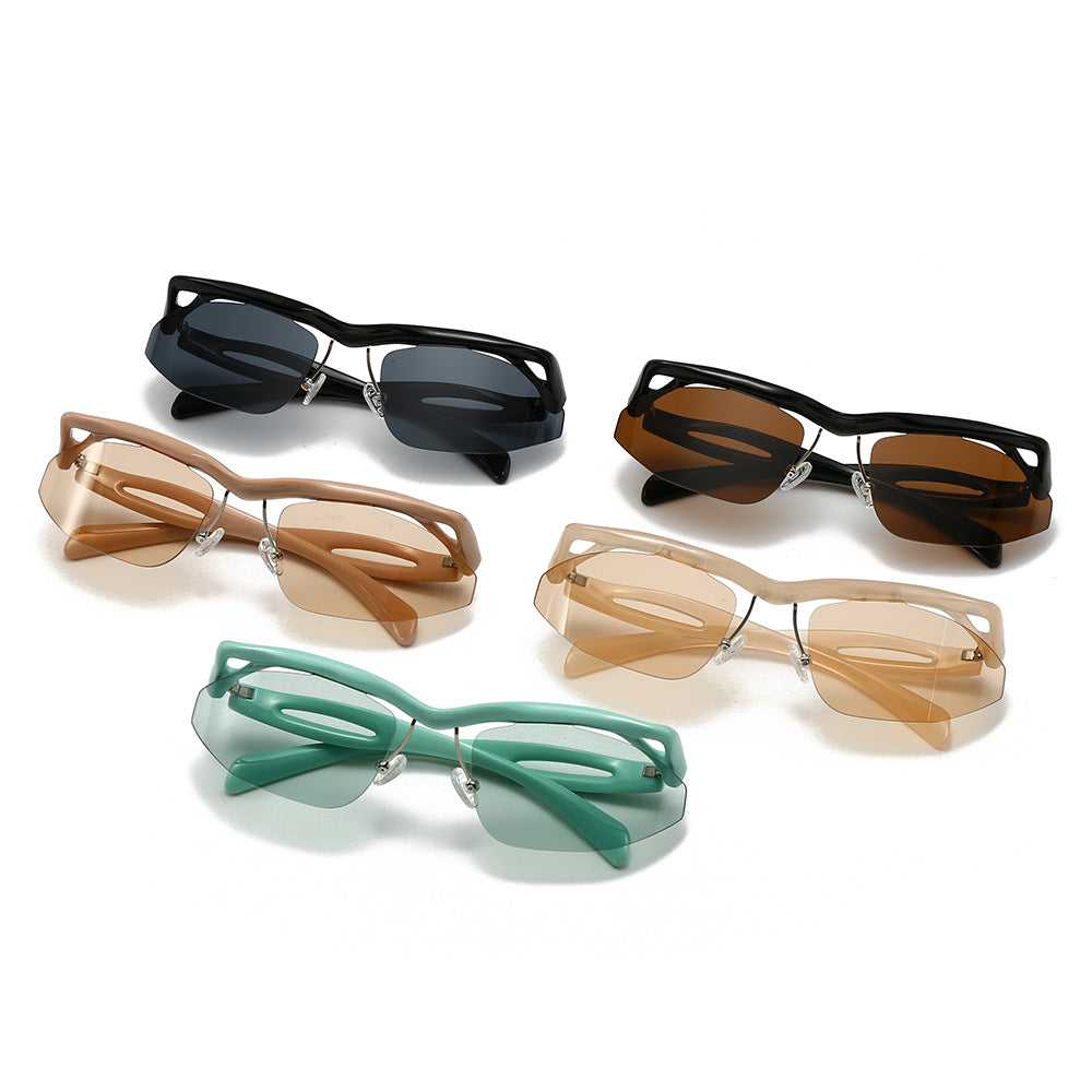 Damen Sportliche Sonnenbrille mit aerodynamischem Rahmen Brehn 1780028486
