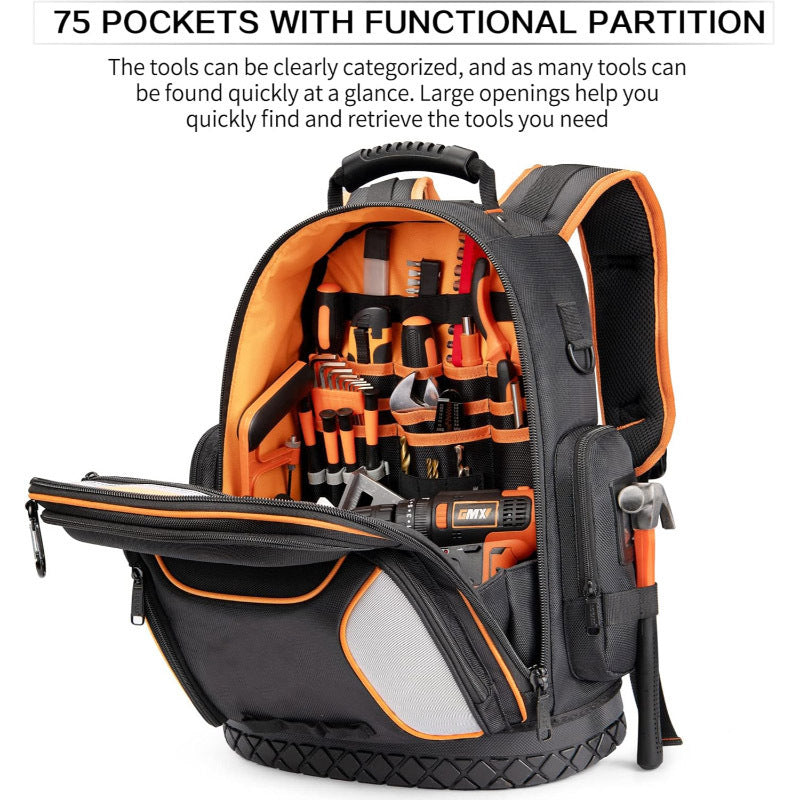 Multi-Funktionswerkzeug-Rucksack mit integriertem Organizer Brehn
