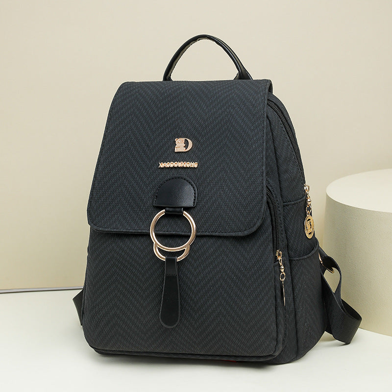 Multi-Kompartiment Fischgrät Fashion Rucksack Brehn