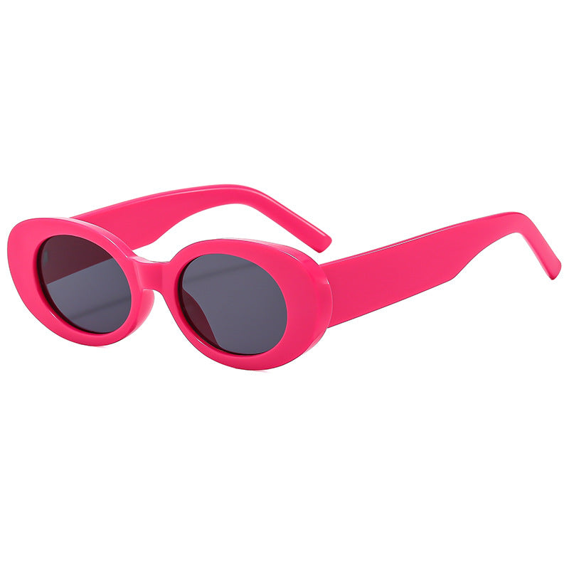 Damen modische Sonnenbrille mit einzigartigem ovalen Rahmen Brehn
