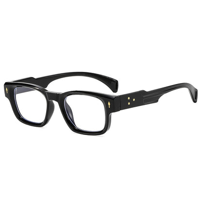 Herren Retro Rechteckige Sonnenbrille Brehn