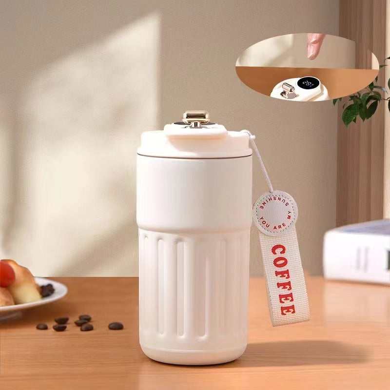 Unisex isolierter Kaffeebecher mit praktischem Deckel Brehn