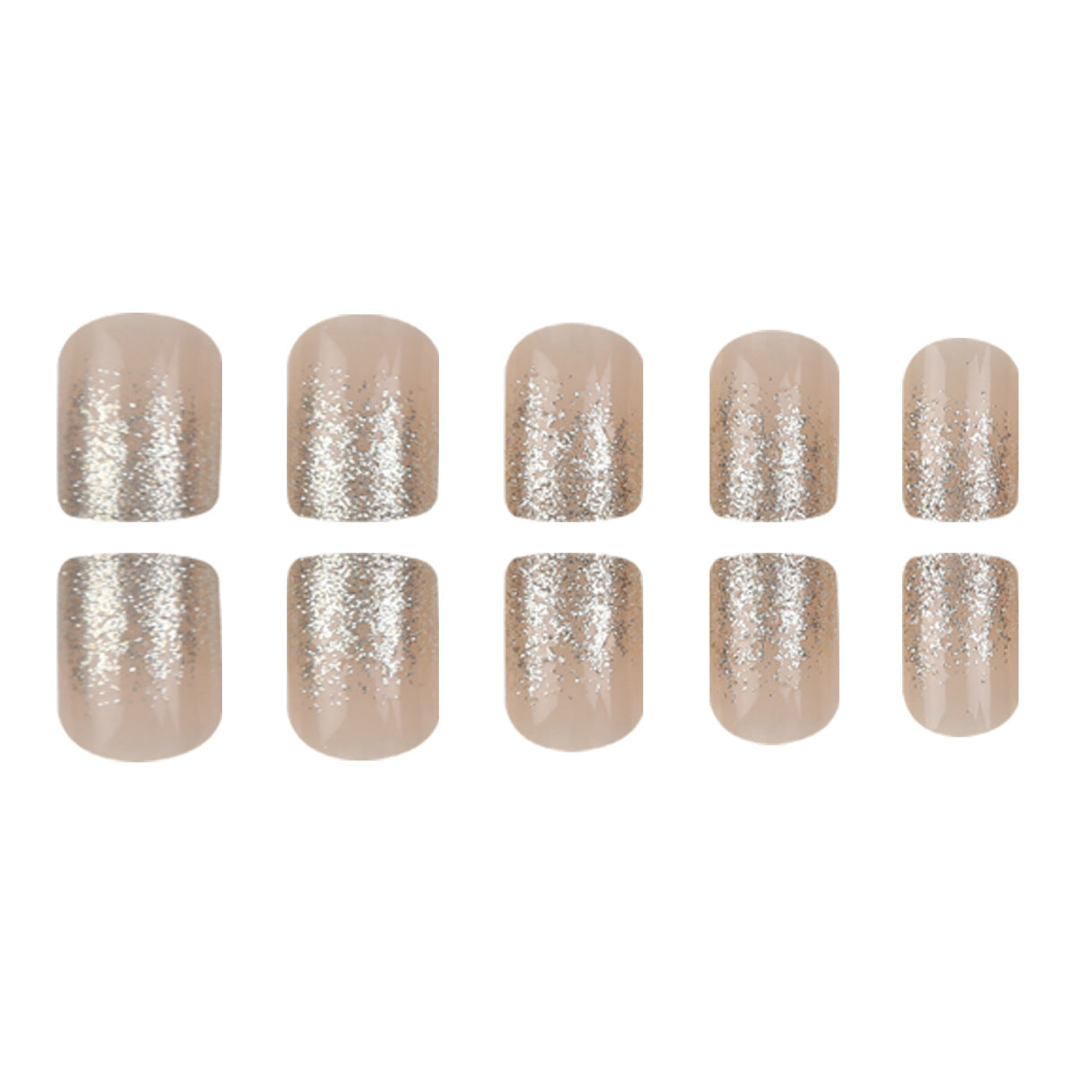 Glitter Ombre Drucknägel Brehn
