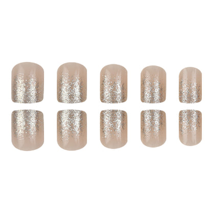 Glitter Ombre Drucknägel Brehn
