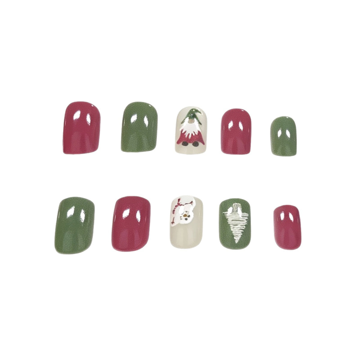 Festliches Feiertags-Nagelkunst-Design-Set Brehn