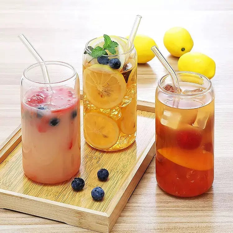 Damen Glas Trinkflasche Brehn