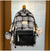 Multi-Funktionales Karierter Schul Rucksack