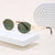 Ovalförmige Sonnenbrille mit Elegantem Metallrahmen Brehn