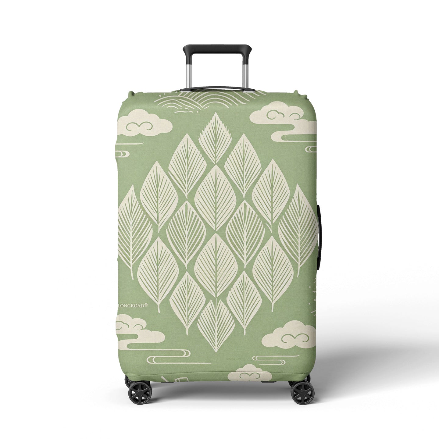 Damen Reisekoffer Brehn Blumendesign mit verstellbarem Griff