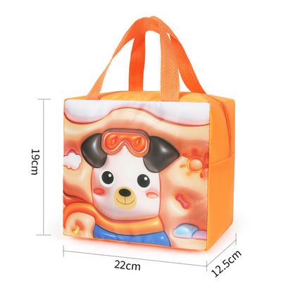 Cartoon-Themen Isolierte Lunch Tasche Brehn