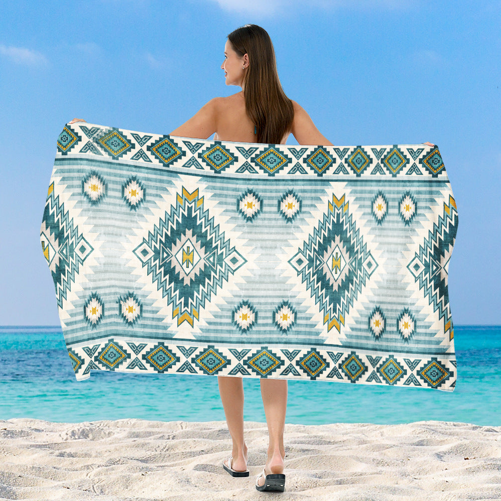 Strandtuch mit exklusivem geometrischen Muster Brehn