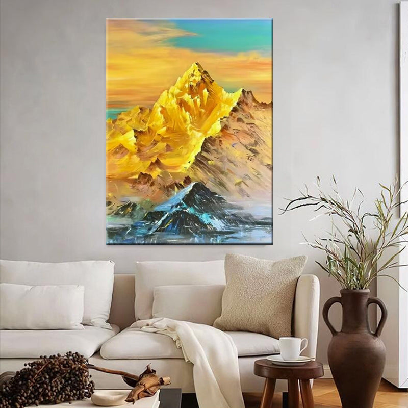 Abstrakte Berglandschaft Leinwandkunst