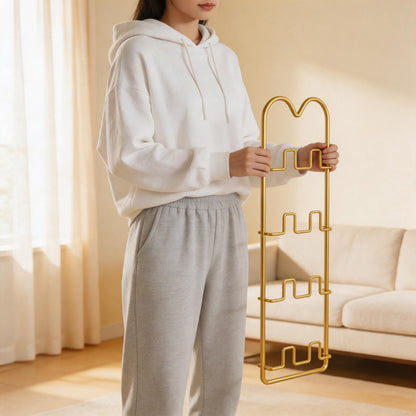 Wandmontierter Single-Pair Hausschuhregal-Organizer