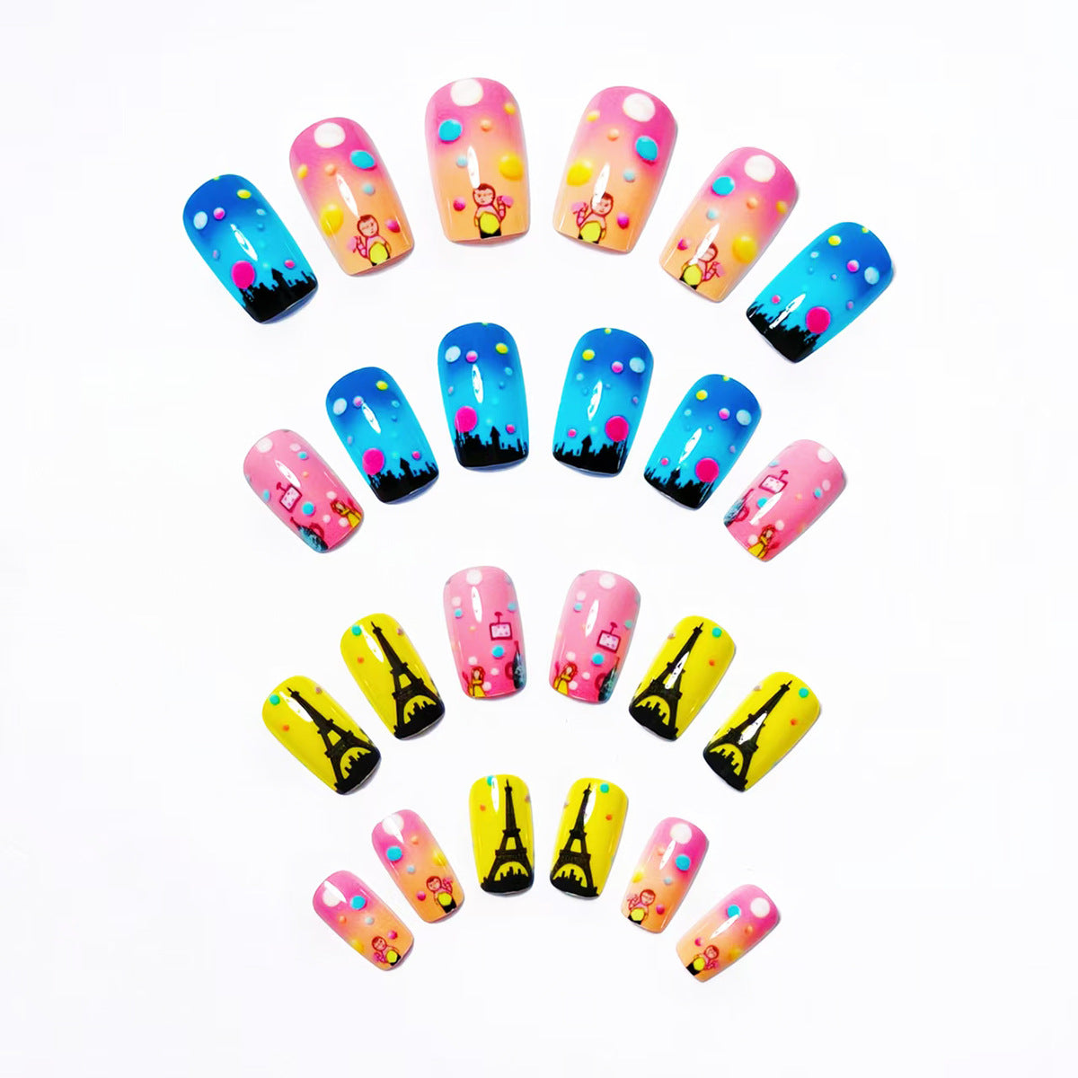 Kreative Nail Art mit Pariser Motiven Brehn