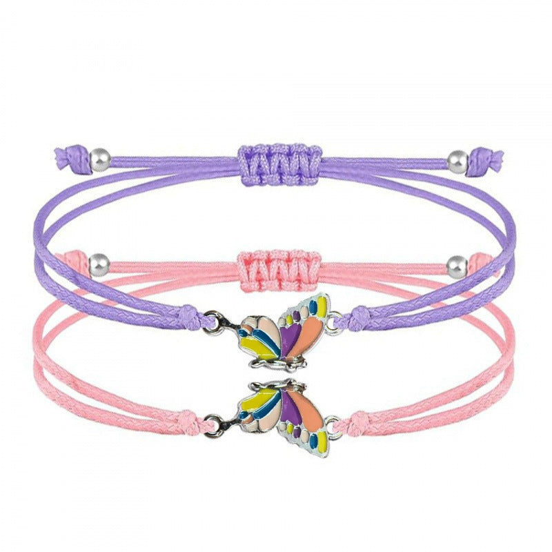 Butterfly Charm Halskette und Armband Set Brehn