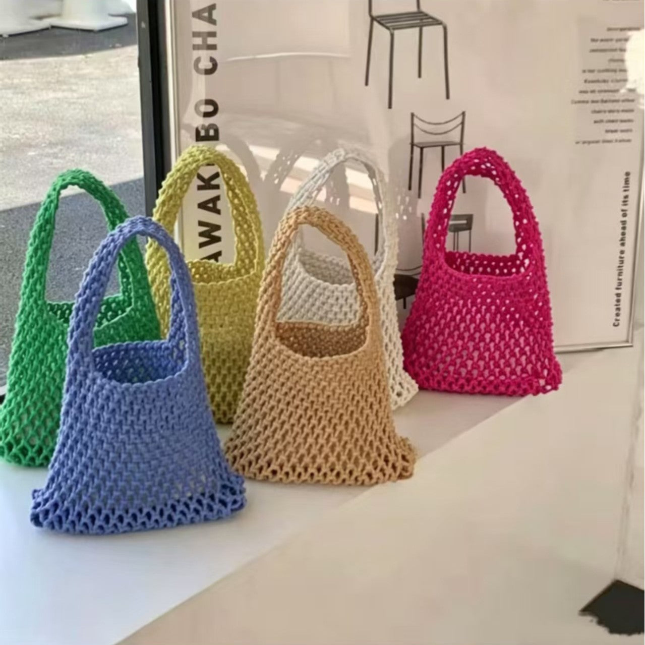 Makramee Tragetasche mit Modernem Design Brehn