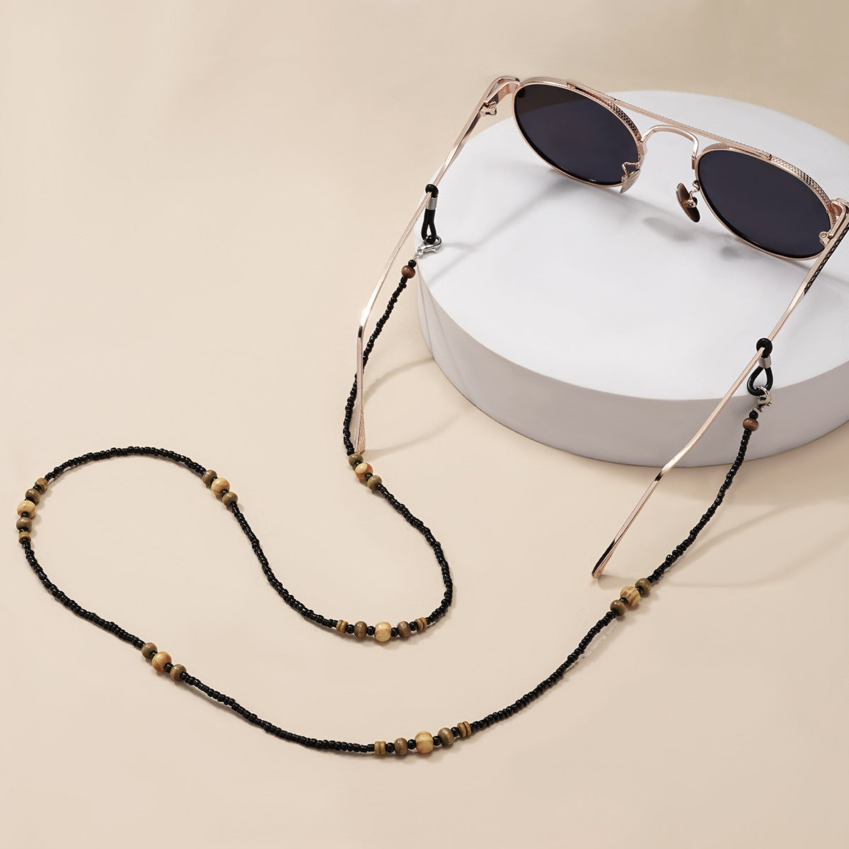 Künstlerische Perlen Brille Kette Brehn