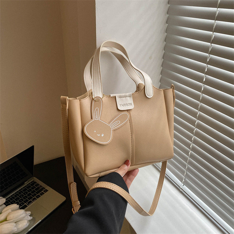 Strukturierte Kunstleder-Handtasche Brehn