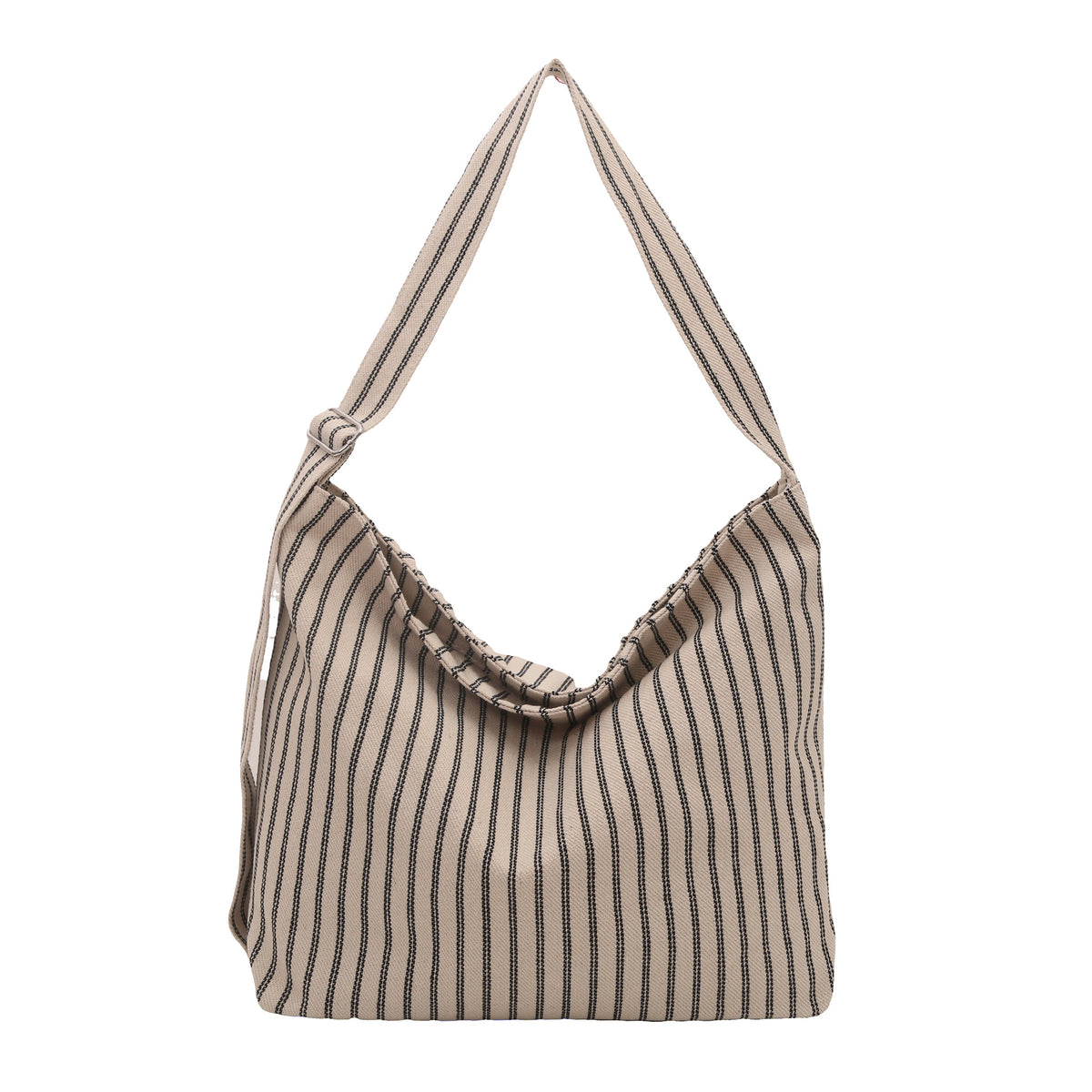 Lässige gestreifte Canvas-Shopper-Tasche Brehn