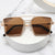 Damen Oversized-Sonnenbrille mit luxuriösem Design und geometrischem Rahmen Brehn
