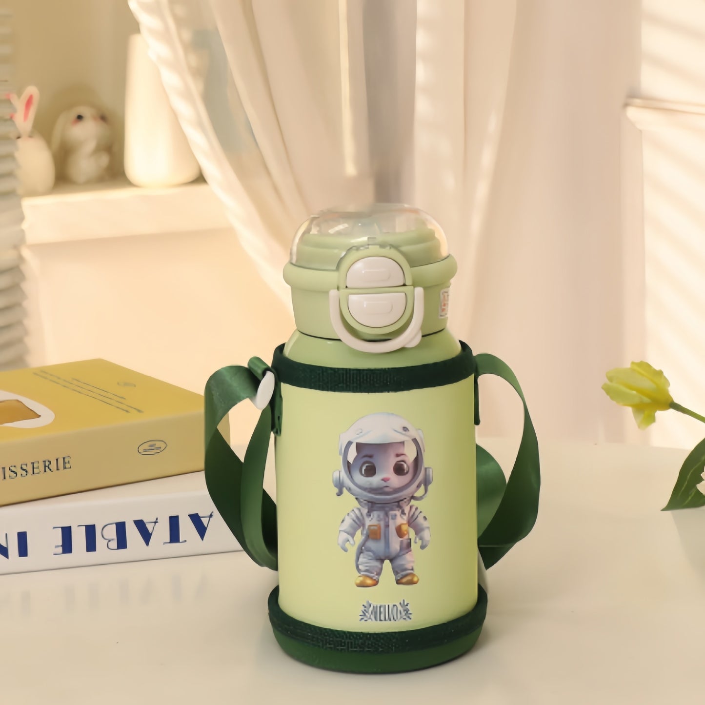 Damen Isolierte Trinkflasche mit kinderfreundlichem Design und verstellbarem Tragesystem Brehn