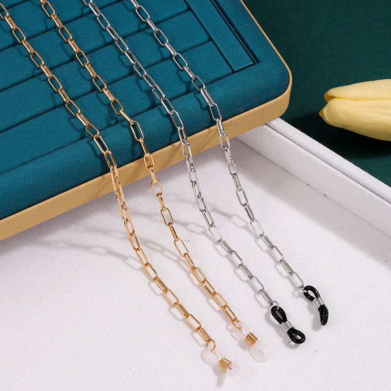 Elegante Perlen Brillenhalter Kette Brehn