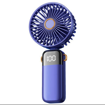Unisex nan USB wiederaufladbarer Handventilator mit LED-Batterieanzeige und leisem bürstenlosem Motor Brehn