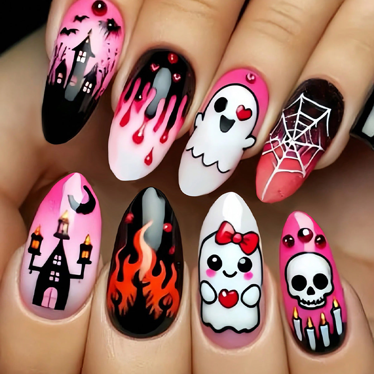 Themen Halloween Nagelkunst Set