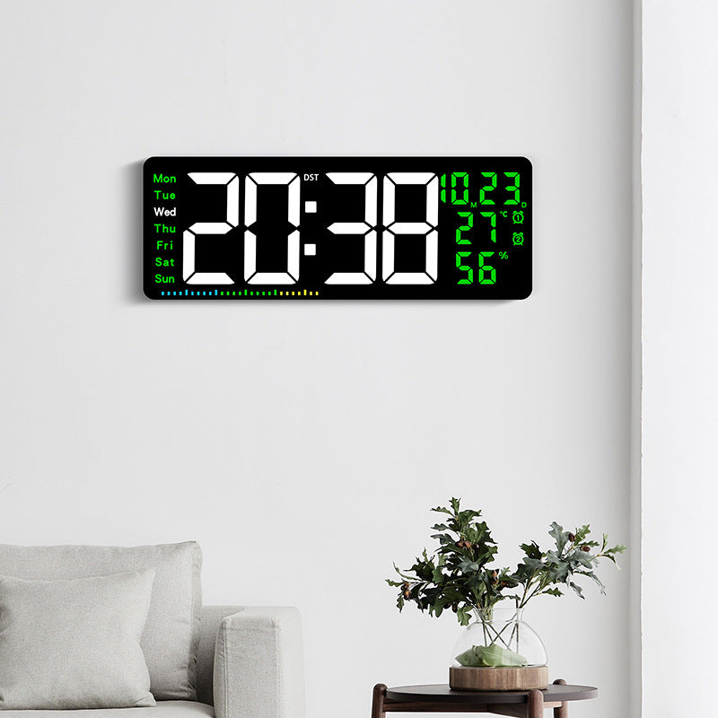 Digitaler Alarmwecker mit großem LED-Display und Wetterdaten Brehn