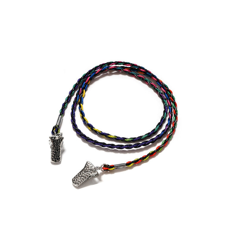 Geflochtener Leder-Brillenband Brehn