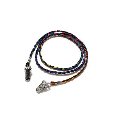 Geflochtener Leder-Brillenband Brehn