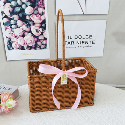 Elegante Handgefertigte Rattan Tragetasche Brehn