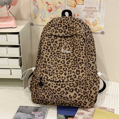 Stilvolle Leopardenmuster-Rucksack Brehn