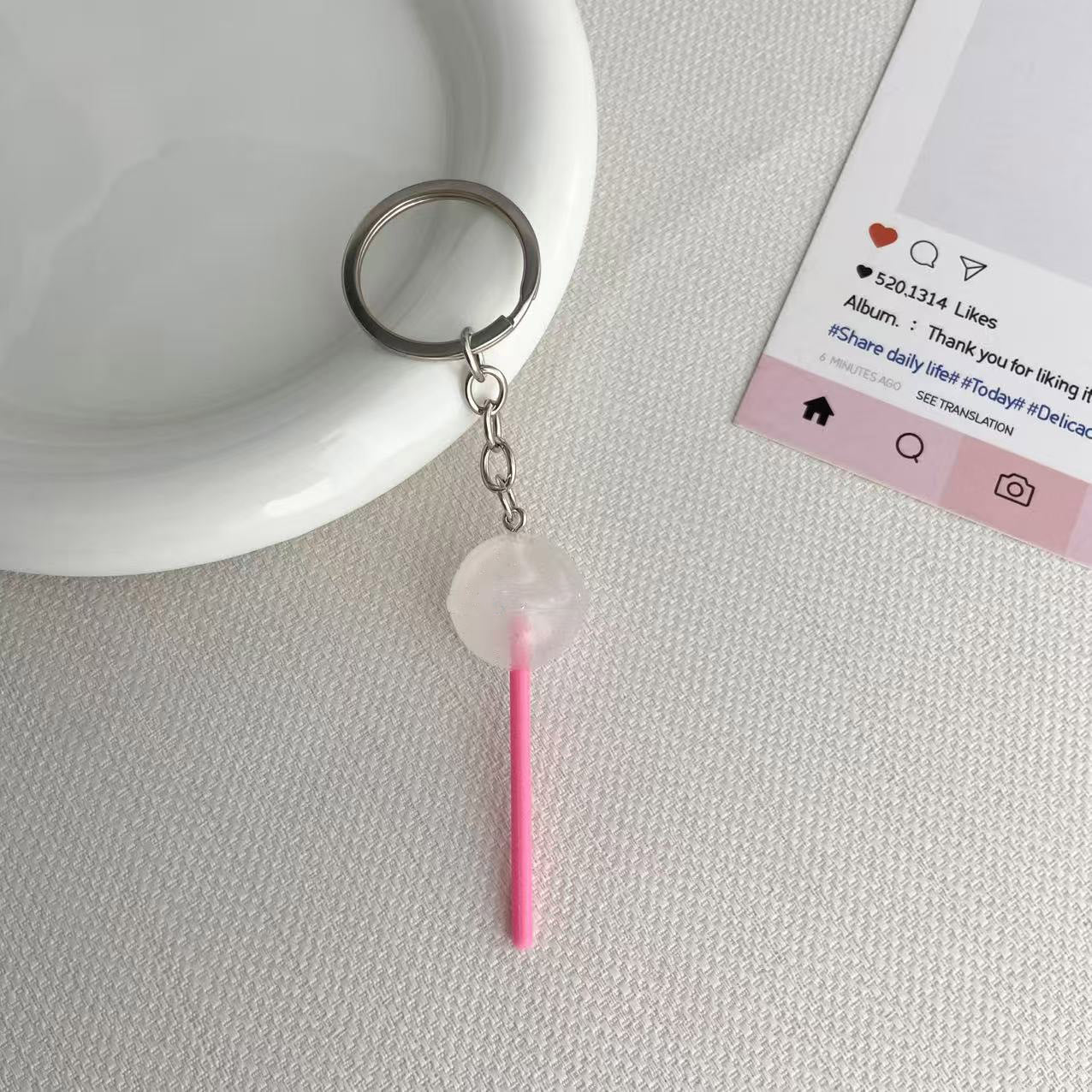 Lollipop-inspirierter Schlüsselanhänger Brehn