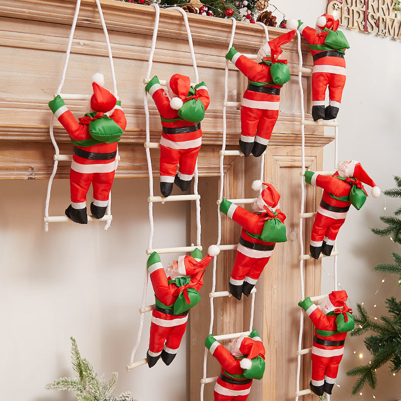 Dekorative Weihnachtsmann-Kletterfigur Brehn