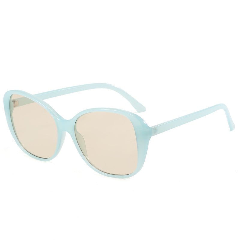 Damen Vintage Sonnenbrille mit einzigartigem, breitem Rahmen Brehn