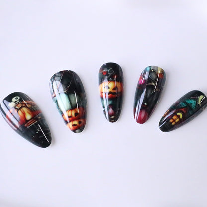 Halloween-Themen 3D Nagelkunst Brehn