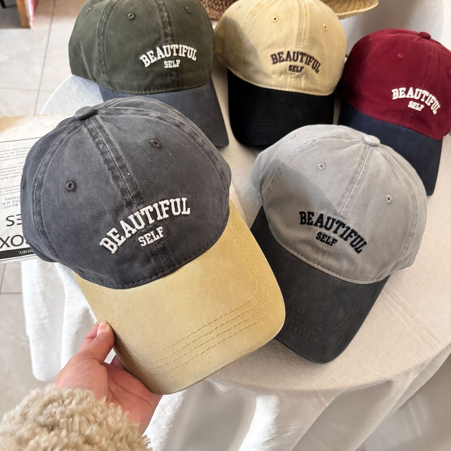 Damen Freizeit Verstellbare Statement Cap Brehn