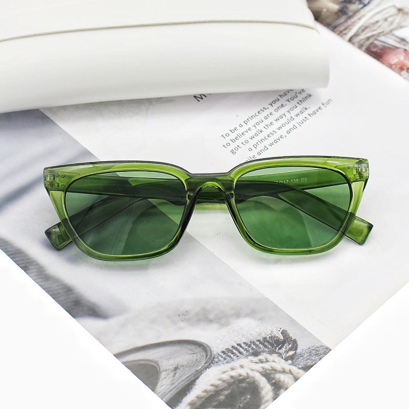 Damen geometrische Designer-Sonnenbrille im modernen Look Brehn