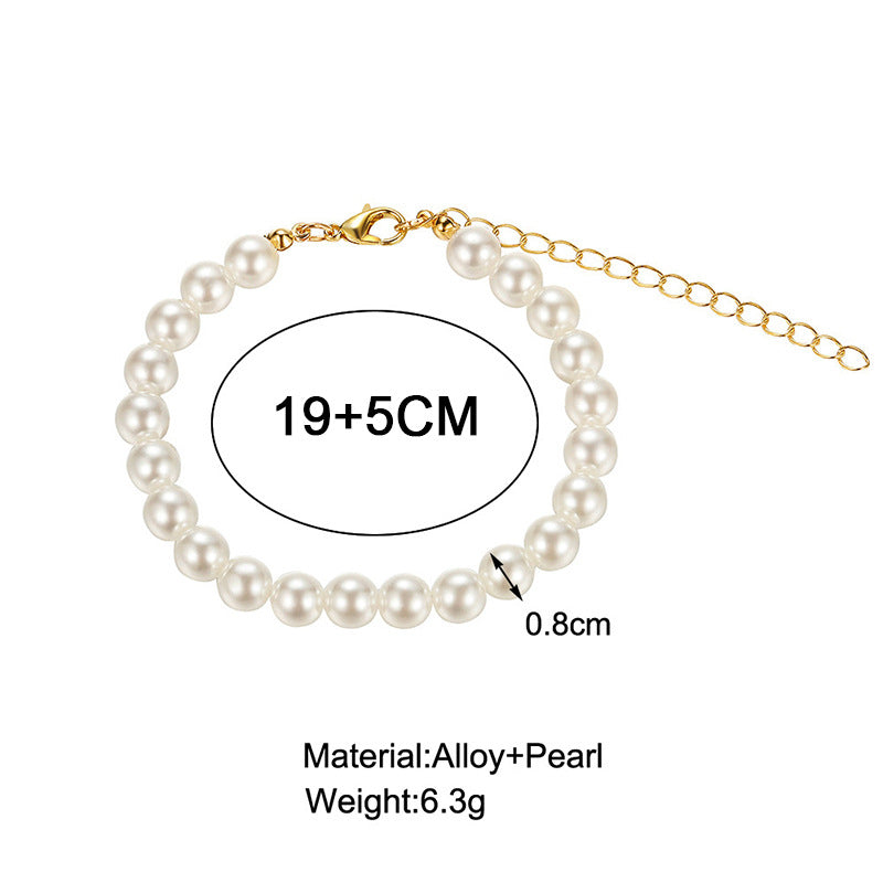 Elegante Perlenarmband Brehn