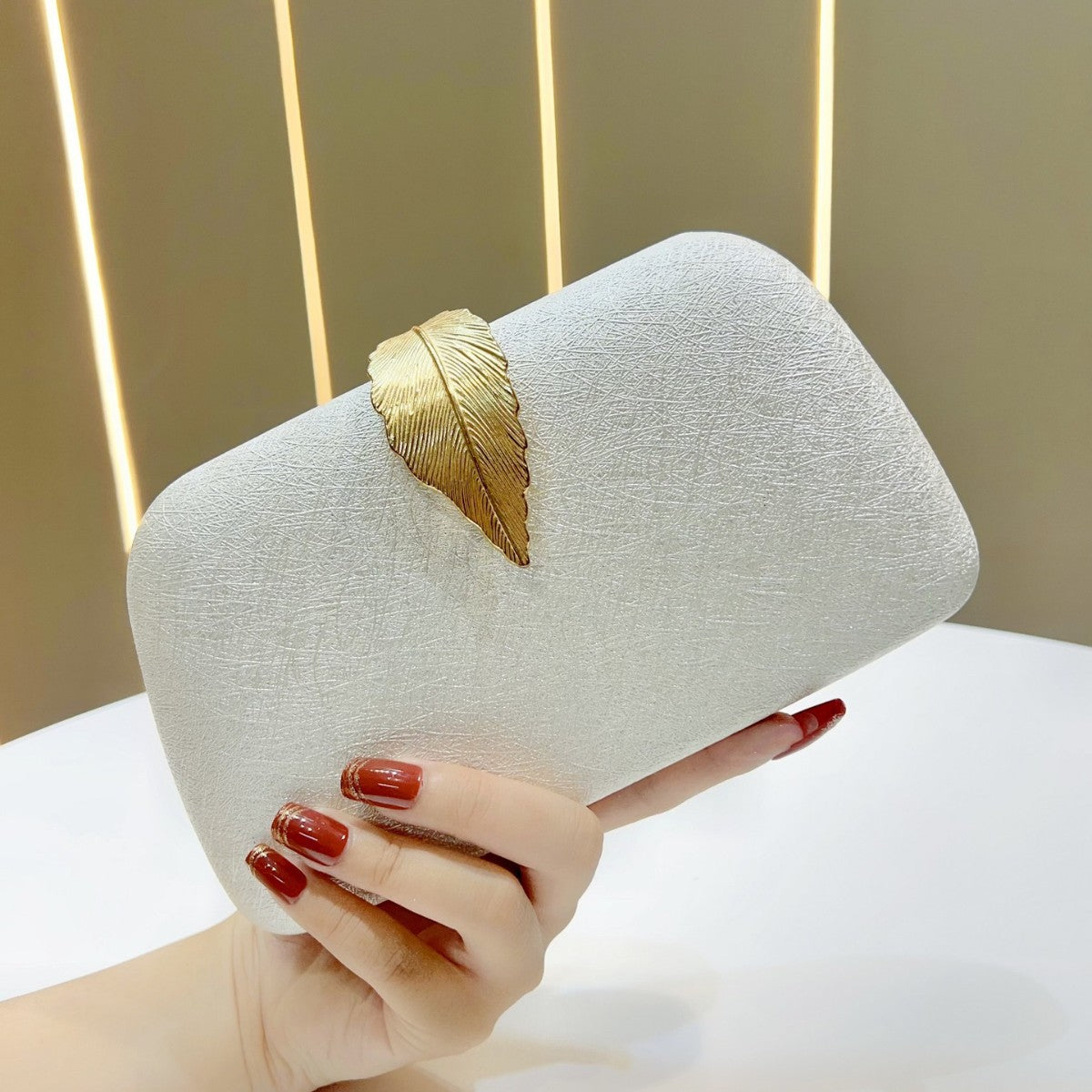 Elegante Samt Abend Clutch