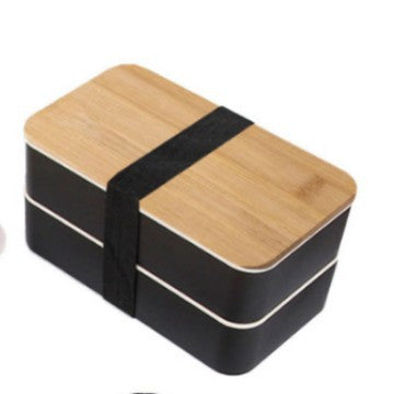 Umweltfreundliche doppellagige Bento-Lunchbox