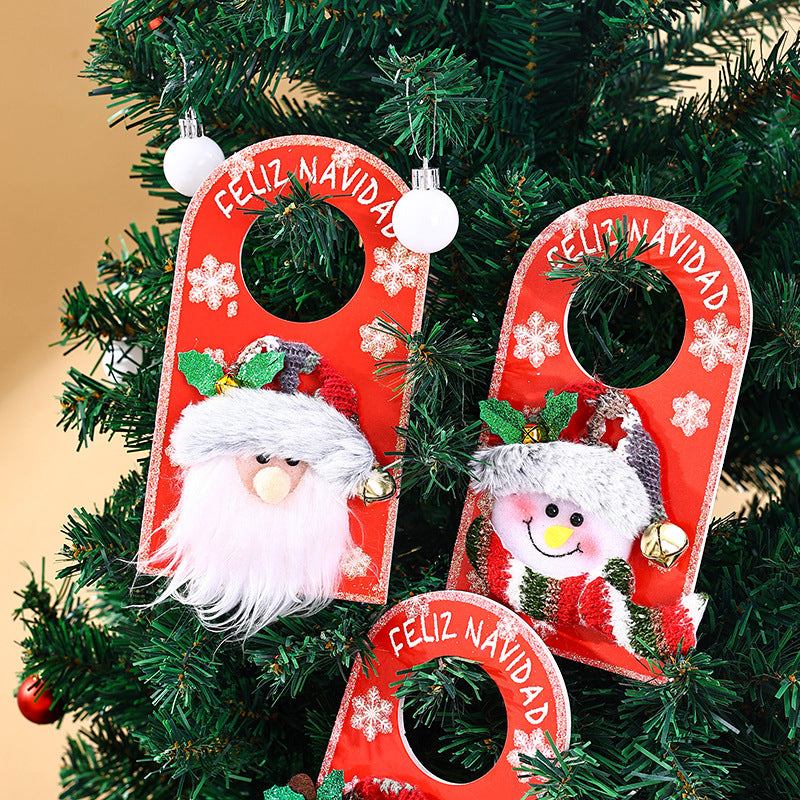 Dekorative Weihnachtsdeko Türschild Brehn