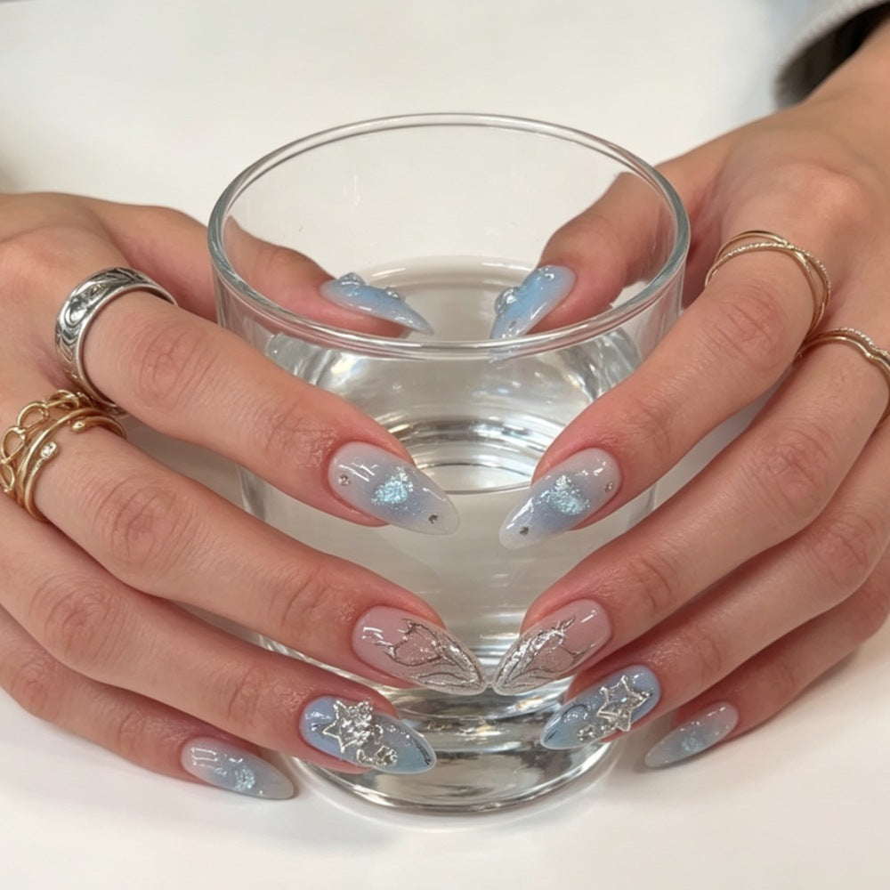 Künstlerisches Press-On Nail Art Set Brehn