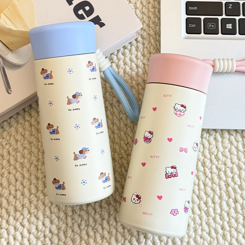 Damen Isoliertrinkflasche mit praktischem Trageband und verspieltem Design Brehn